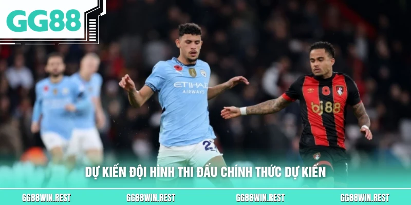 Dự kiến đội hình thi đấu chính thức dự kiến